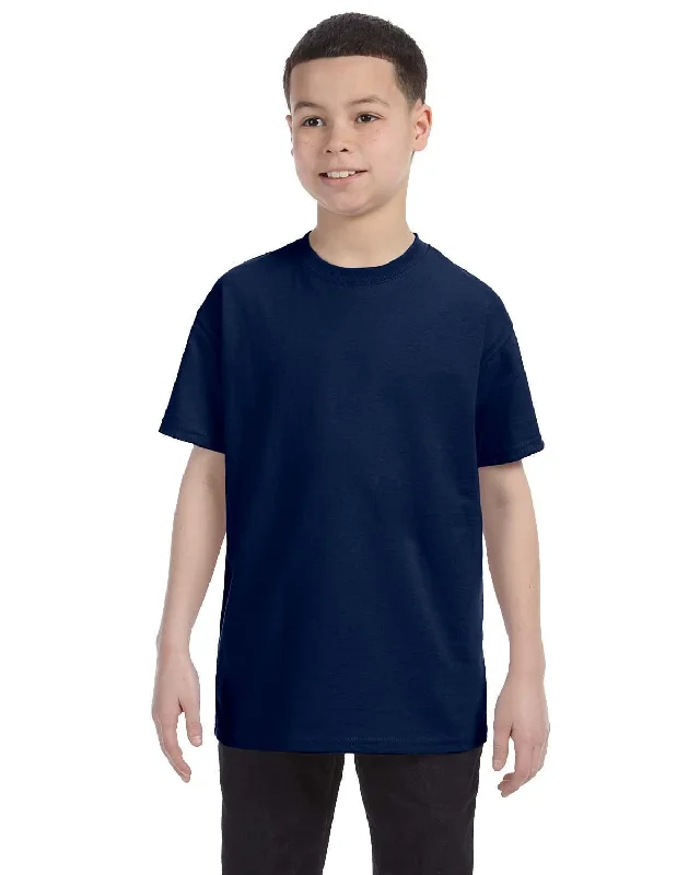 Jerzees Youth Heavyweight 50/50 T-Shirt | J Navy Chenille Fabric Brocade Fabric Lace Fabric Jerzees Youth Heavyweight 50/50 T-Shirt | J Navy Chenille Fabric Brocade Fabric Lace Fabric