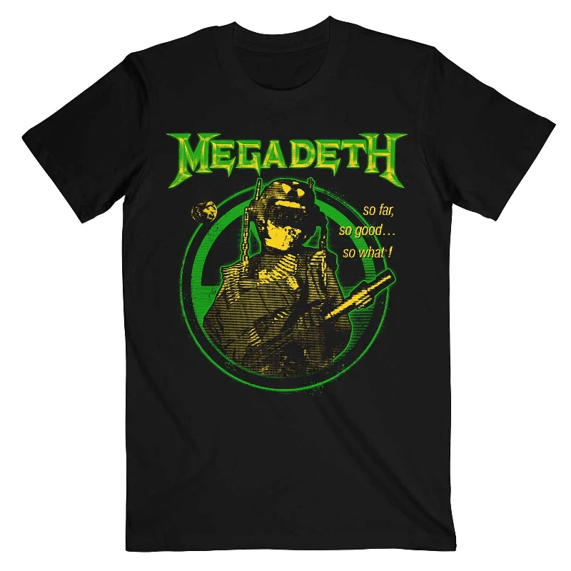 Megadeth | Official Band T-Shirt | SFSGSW Hi-Contrast Cotton Fabric Linen Fabric Terry Fabric Megadeth | Official Band T-Shirt | SFSGSW Hi-Contrast Cotton Fabric Linen Fabric Terry Fabric