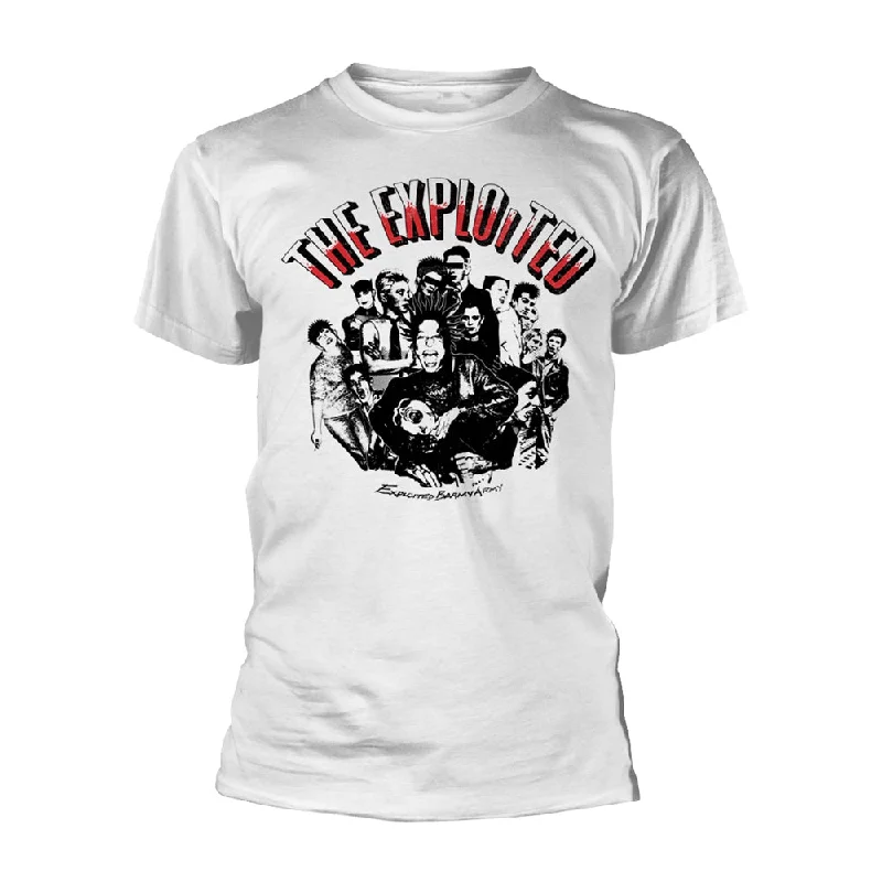 The Exploited | Official Band T-Shirt | Barmy Army (White) Chenille Fabric Brocade Fabric Lace Fabric The Exploited | Official Band T-Shirt | Barmy Army (White) Chenille Fabric Brocade Fabric Lace Fabric