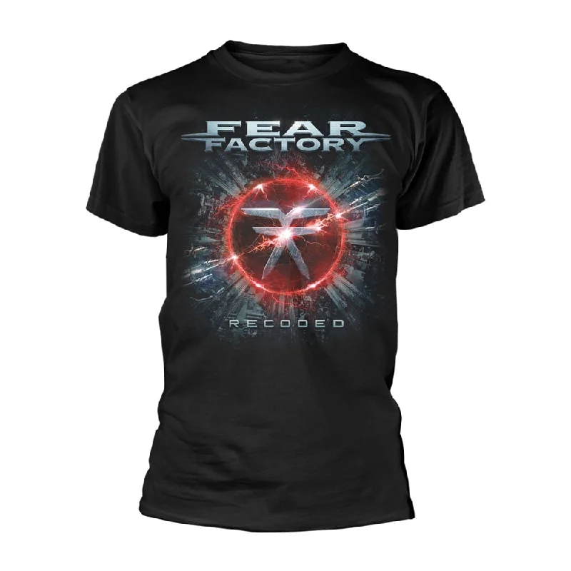 Fear Factory | Official Band T-Shirt | Recoded (Back Print) Iron Safe Non-Iron Wrinkle Free Fear Factory | Official Band T-Shirt | Recoded (Back Print) Iron Safe Non-Iron Wrinkle Free