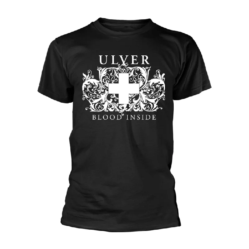 Ulver | Official Band T-Shirt | Blood Inside (Black) (Back Print) Wool Fabric Cashmere Fabric Tweed Fabric Ulver | Official Band T-Shirt | Blood Inside (Black) (Back Print) Wool Fabric Cashmere Fabric Tweed Fabric
