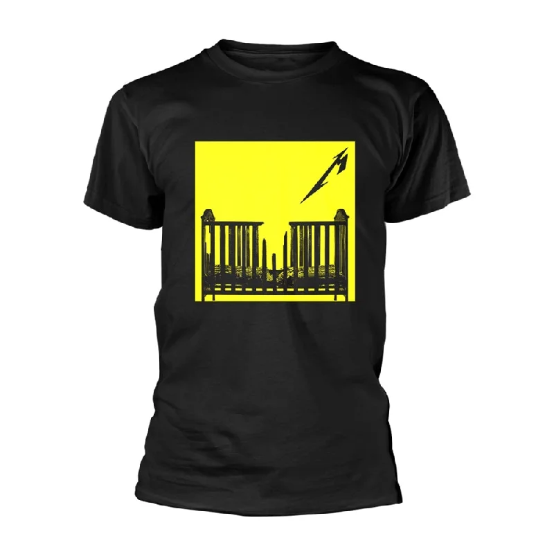 Metallica | Official Band T-Shirt | Burnt Crib (Back Print) Plaid T-Shirt Polka Dot Checkered Metallica | Official Band T-Shirt | Burnt Crib (Back Print) Plaid T-Shirt Polka Dot Checkered