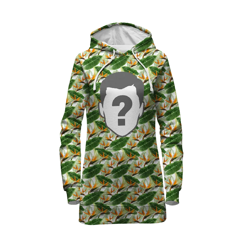 Birds Of Paradise Custom Hoodie Dress