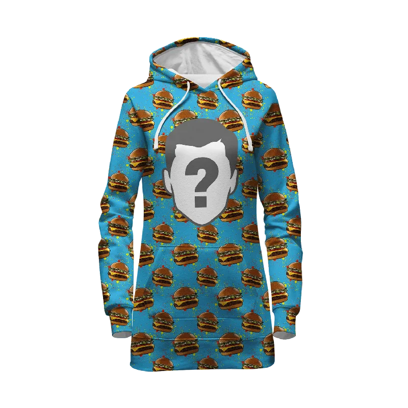 Burger Custom Hoodie Dress