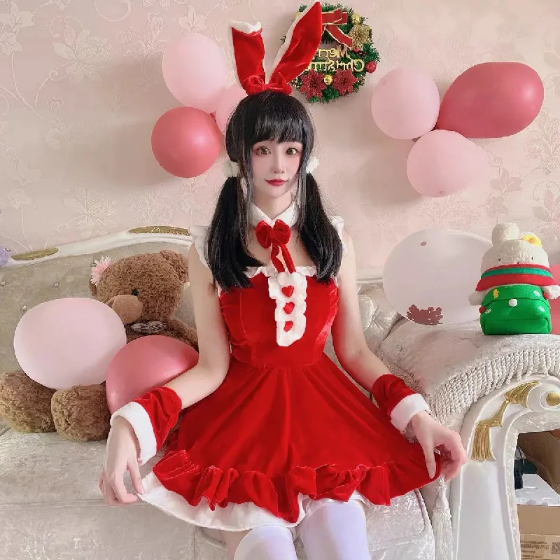 red & white