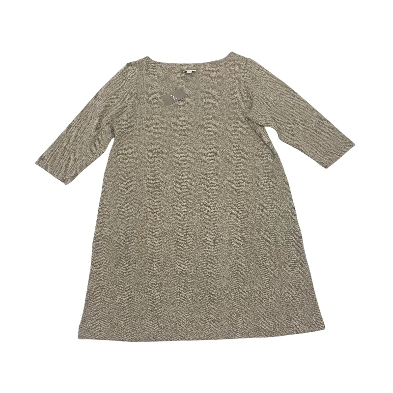 Dress Sweater By J. Jill In Tan, Size:Lp