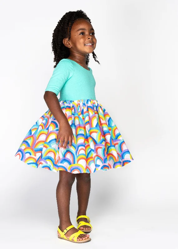 Eliza Dress - Rainbow