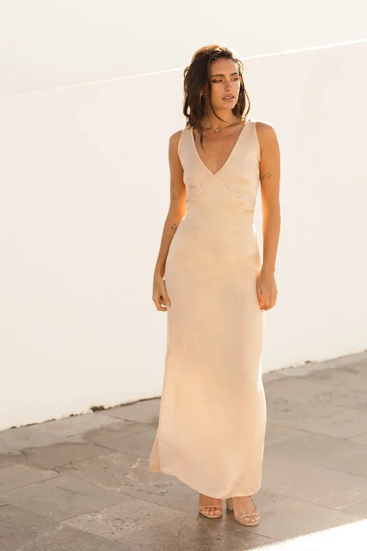 Esme Slip Dress Pink Clay