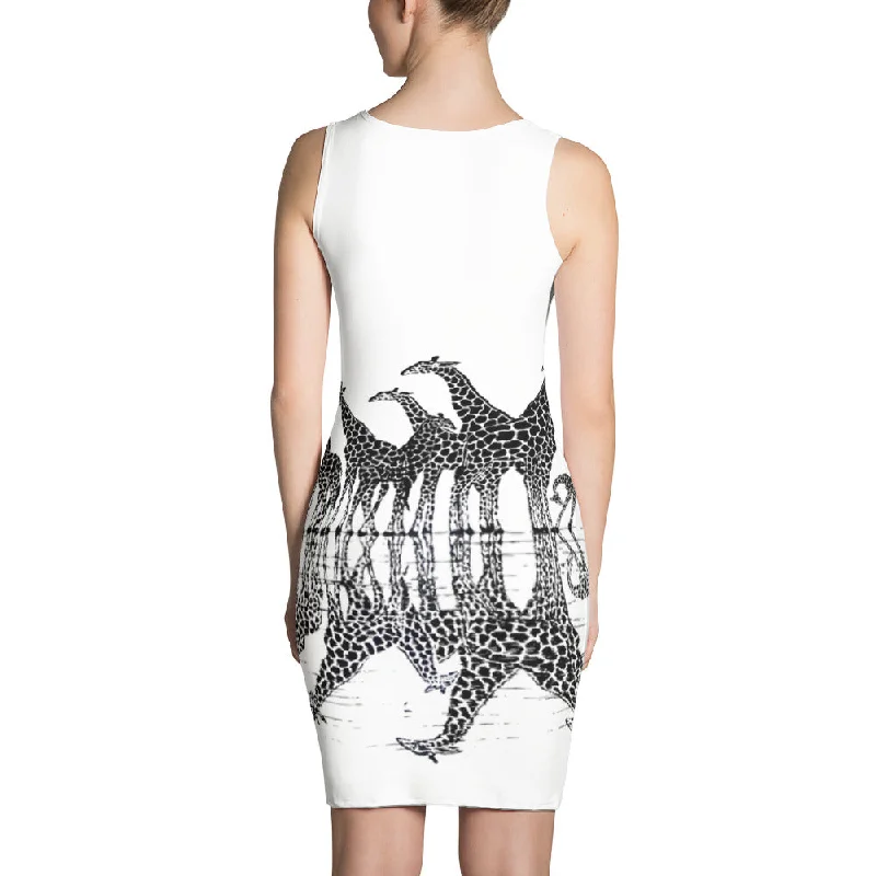 GIRAFFE REFLECTIONS Sublimation Cut & Sew Dress