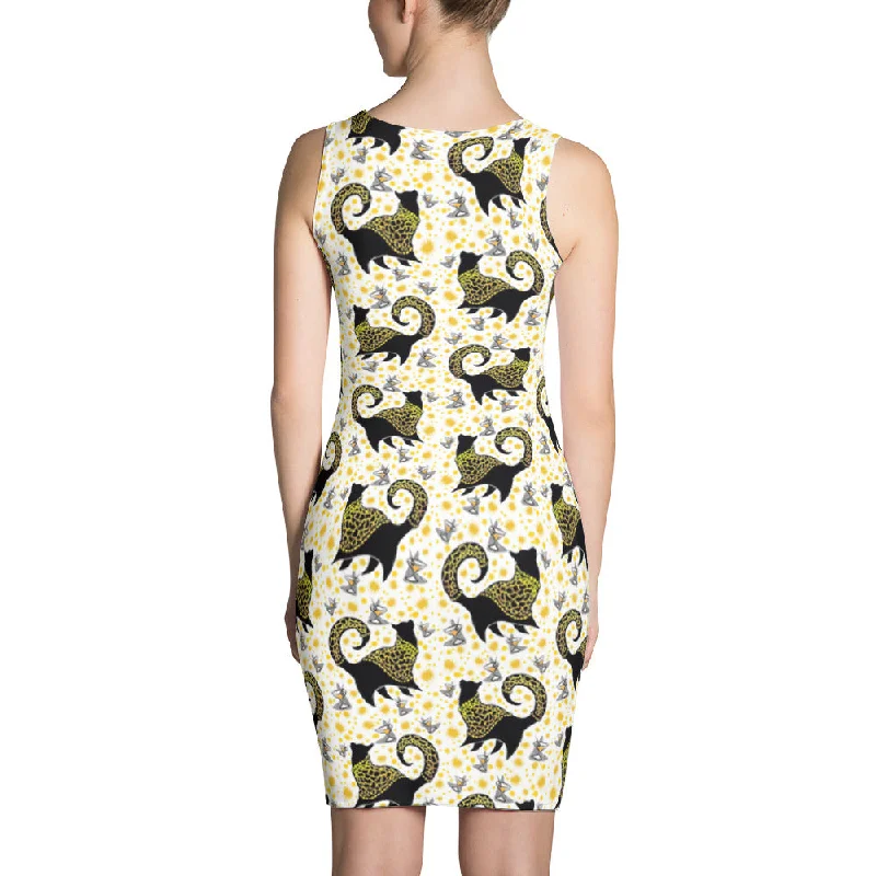 GOLD SNOBBY COCKTAILS Sublimation Cut & Sew Dress