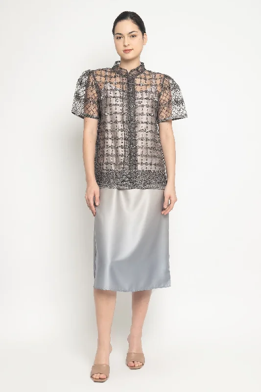 Aura Outer Dress in Charcoal