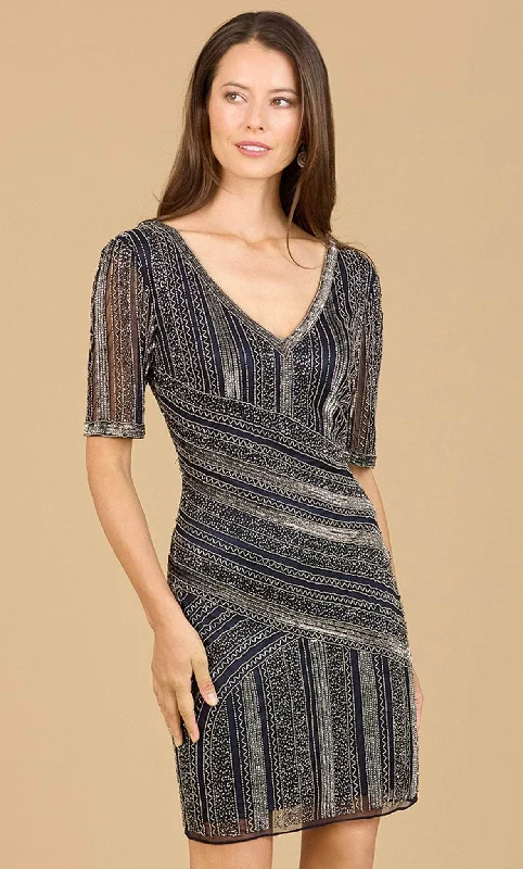Lara Dresses 29357 - V-Neck Dress