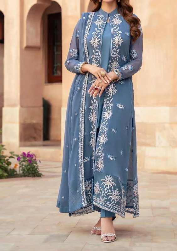 Merakish Heavy Embroidered Chiffon Dress