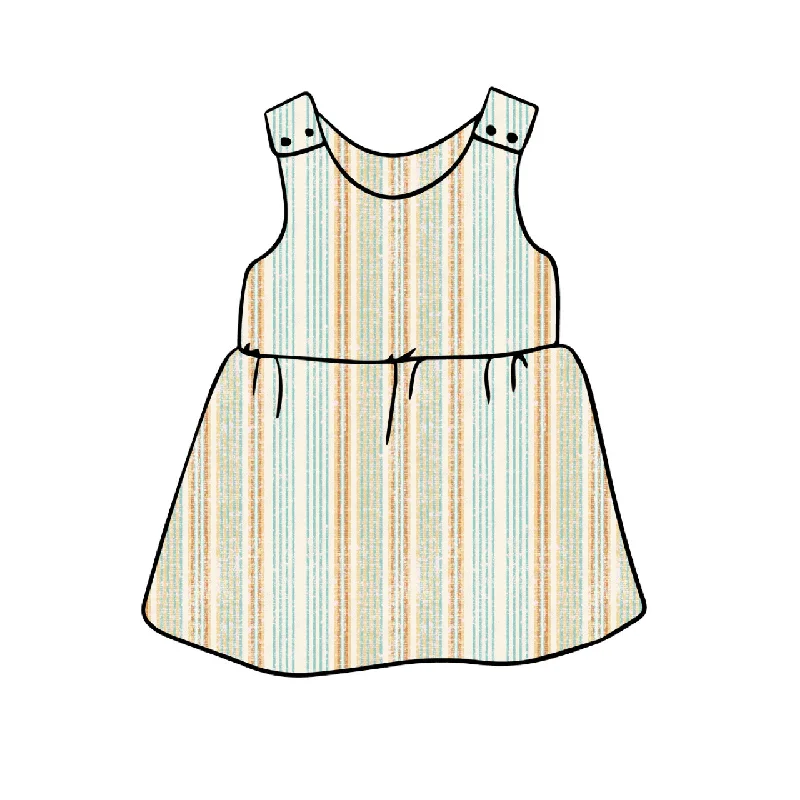 Pinny Dress | Summer Stripe