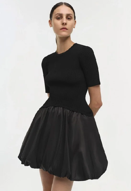 Simkhai Kenny Bubble Dress - Black