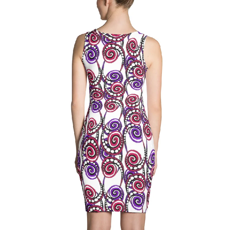 SWIRLY PATTERN Sublimation Cut & Sew Dress