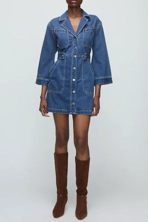 Veronica Beard McKinley Dress - Cornflower