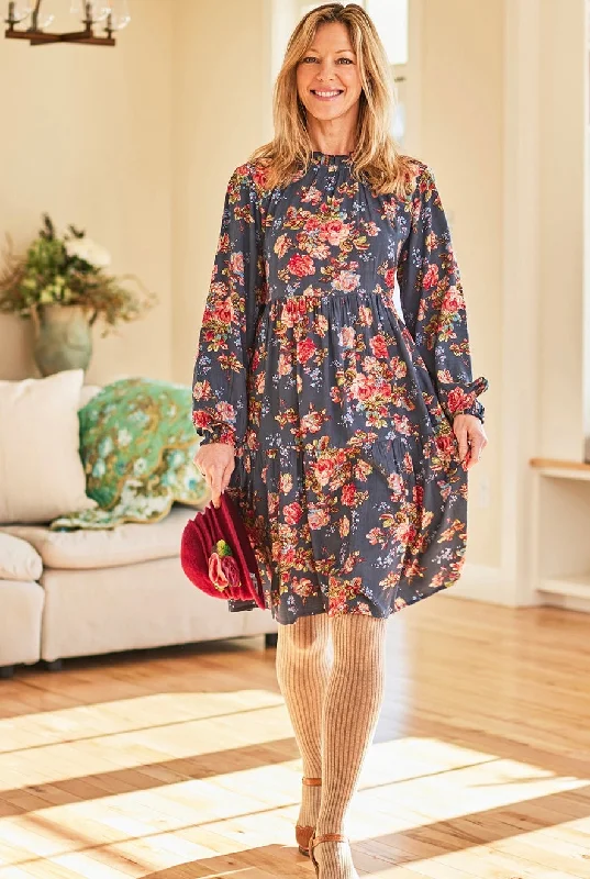 Victorian Rose Jersey Dress